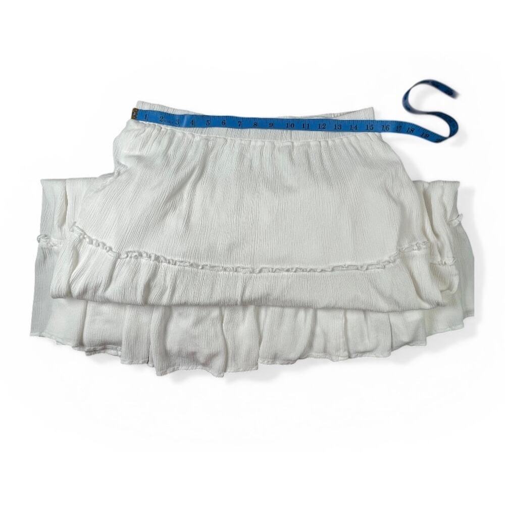 Princess Polly Miriah Maxi Skirt- Women's 12- White -Elastic Waist - Picture 4 of 6